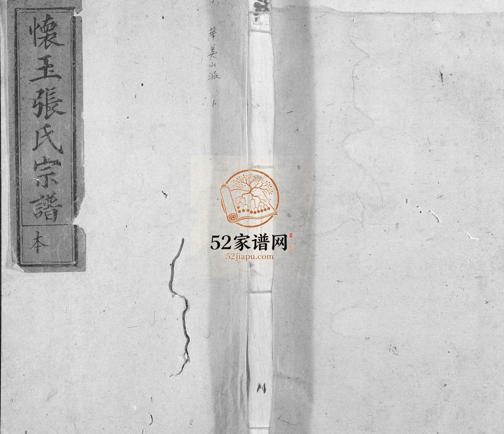 怀玉张氏宗谱[各派分卷,首末各1卷]民国8年江西玉山县张氏电子版家谱下载