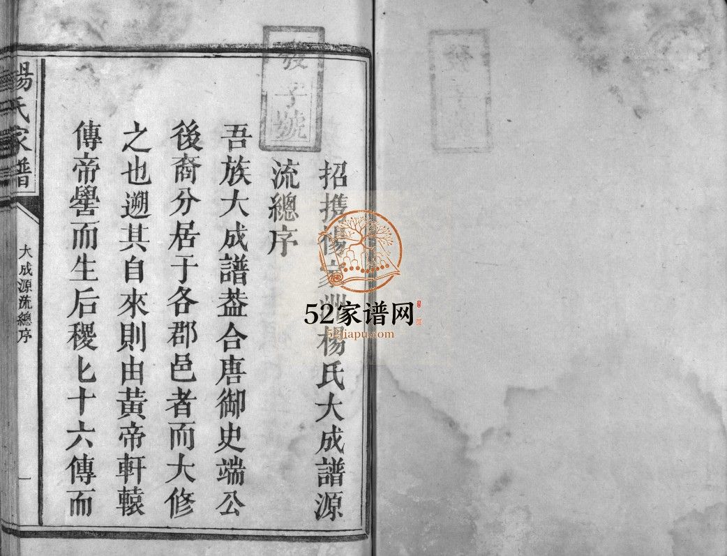 杨氏家谱[不分卷]清光绪15[1889]江西宜黄, 玉山县杨氏电子版家谱下载