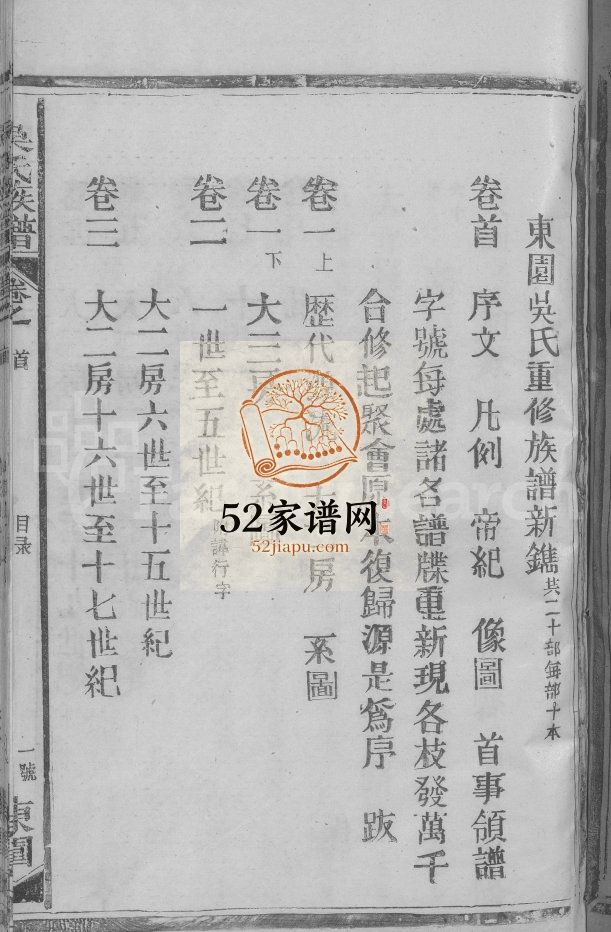 吴氏宗谱[8卷,首1卷]1996年福建永春 江西省玉山县吴氏电子版家谱下载