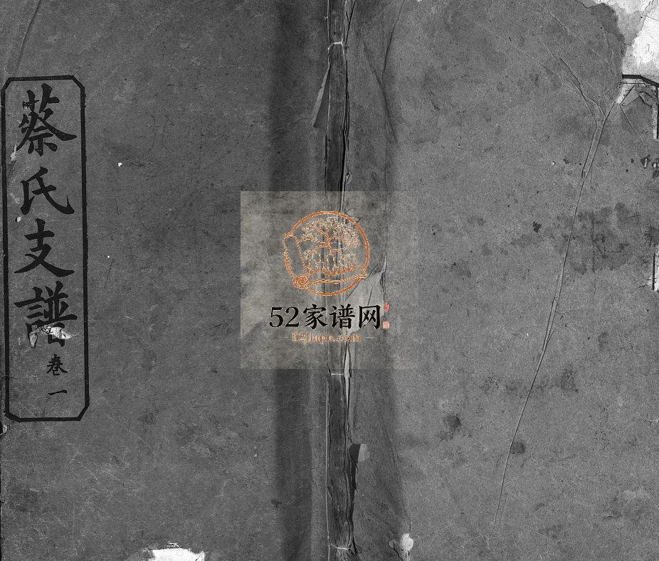 蔡氏支谱[11卷,首3卷]民国10[1921]湖北黄冈麻城市蔡氏电子版家谱下载
