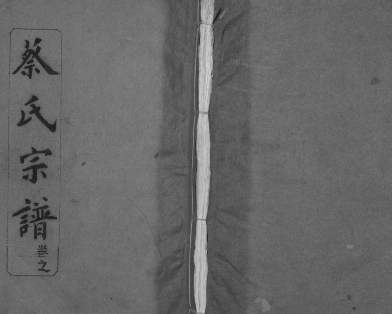 蔡氏宗谱[7卷首2卷]1992湖北黄冈麻城市蔡氏电子版家谱下载