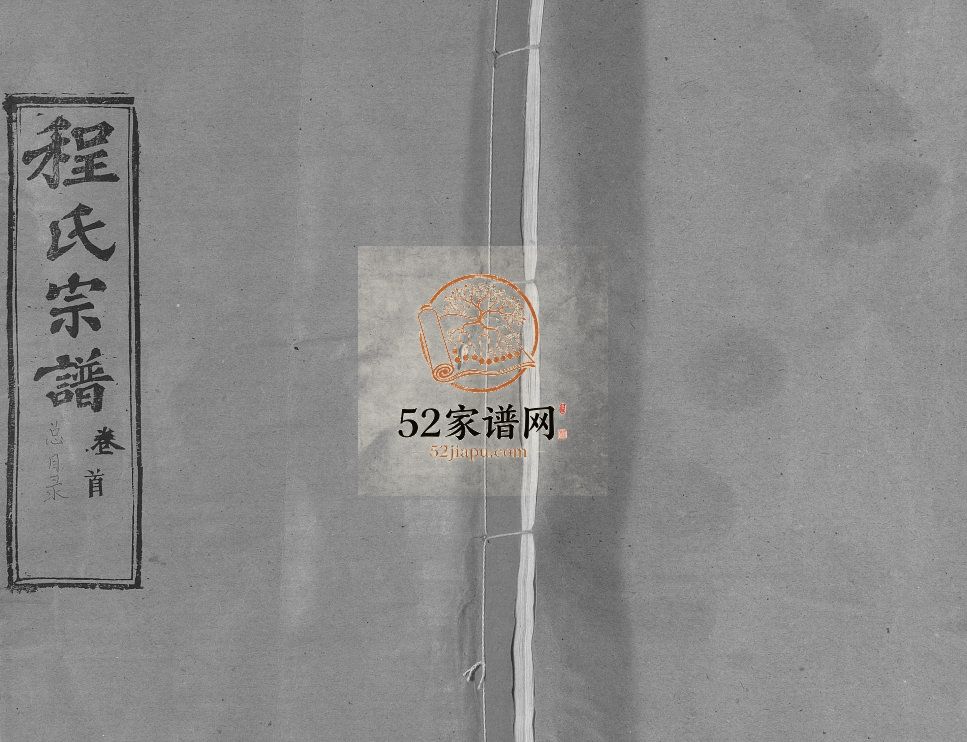 程氏宗谱[总目录1卷,74卷,含首5卷]1995年湖北红安 麻城县理学堂程氏电子版家谱下载