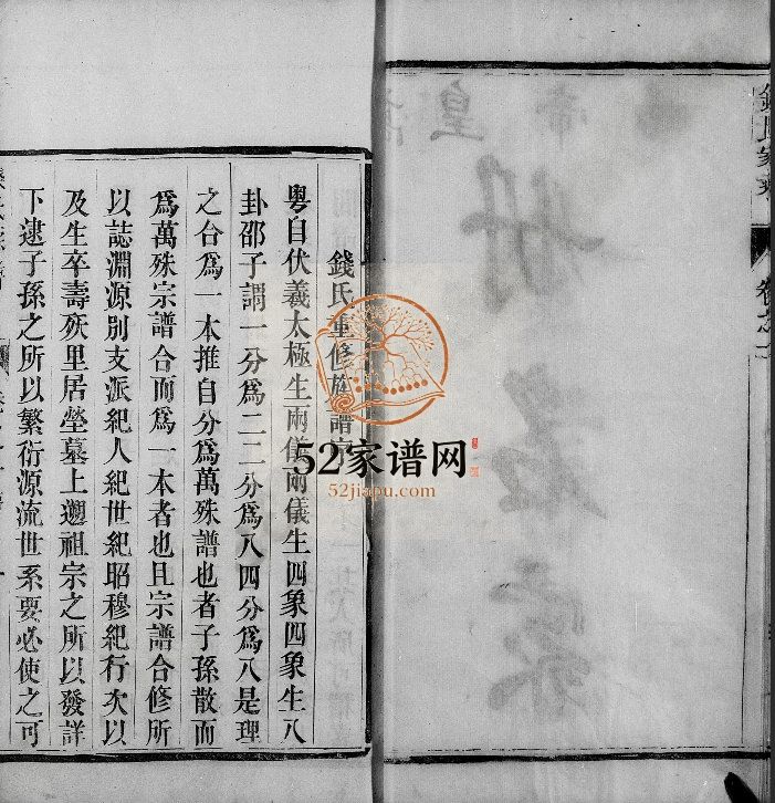 钱氏宗谱[4卷]1880修 镇江句容市古隍佩文堂钱氏电子版家谱下载