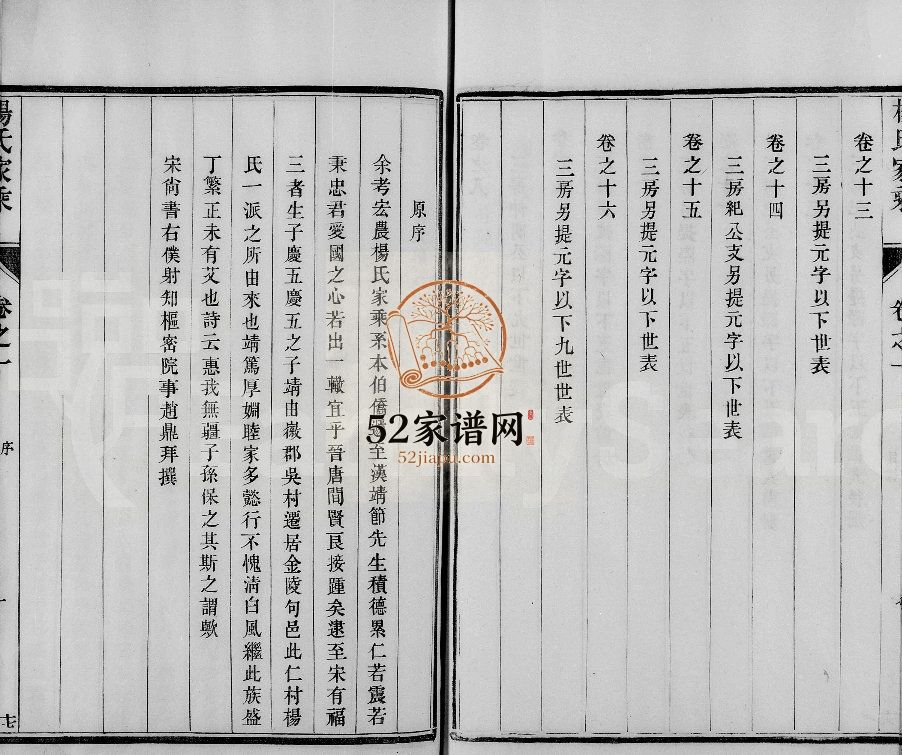 句容仁村杨氏家乘[16卷, 附补遗]1887年修 镇江句容市杨氏电子版家谱下载