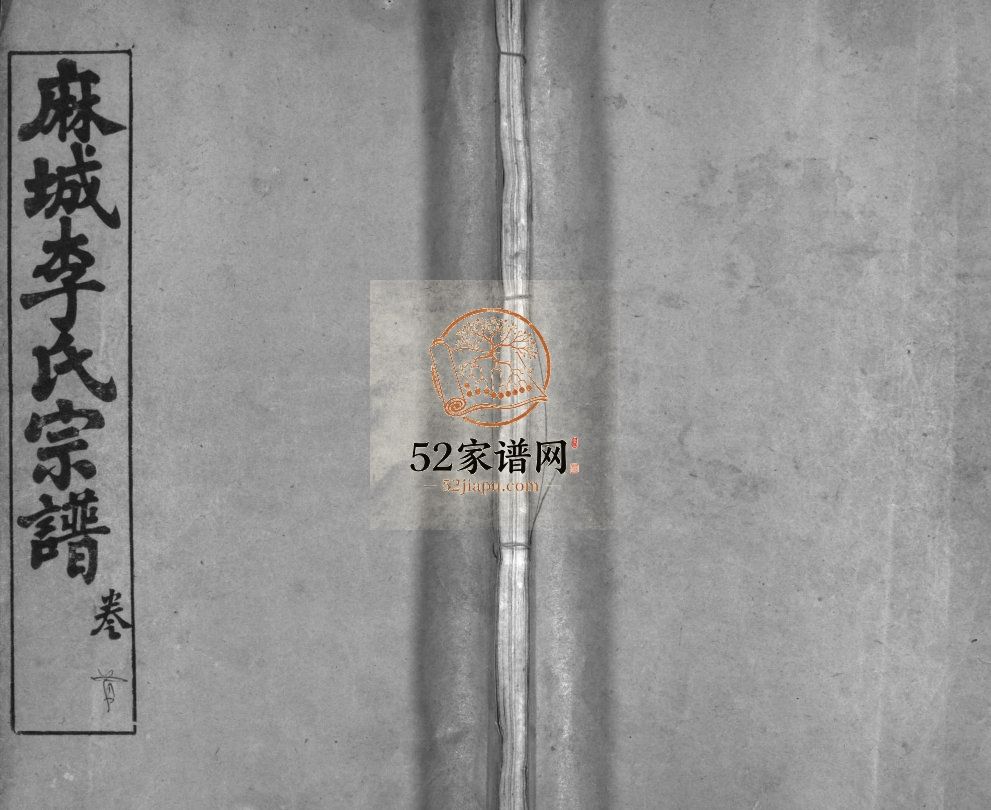 麻城李氏宗谱[10卷,首1卷]1930年修 湖北黄冈麻城市青莲堂李氏电子版家谱下载