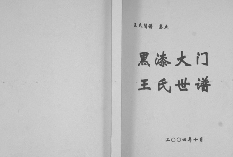 黑漆大门王氏世谱[4篇]2004山东莱阳电子版家谱下载