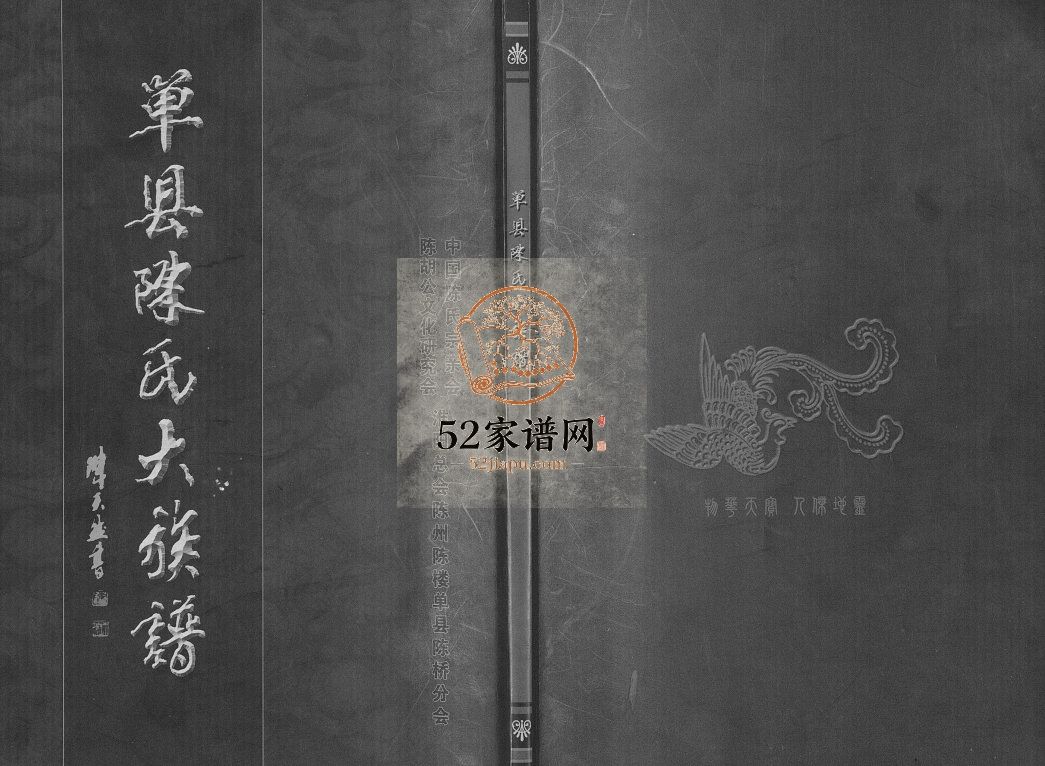 单县陈氏大族谱2004年修 单县陈桥族支谱电子版家谱下载