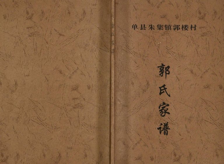 单县朱集镇郭楼村郭氏家谱2012年修汾阳堂郭氏电子版家谱下载