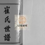 崔氏世谱[12卷]1996年修 山东淄博桓台县崔氏电子版家谱下载