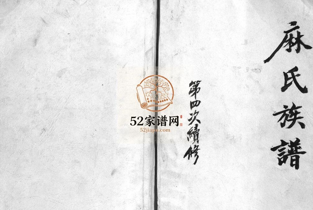 麻氏族谱[3卷]1996年四修 桓台县 临淄区 邹平市麻氏电子版家谱下载