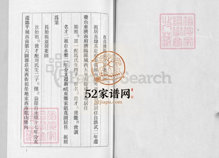 山东桓台成氏世谱1994年修 山东淄博桓台成氏电子版家谱下载