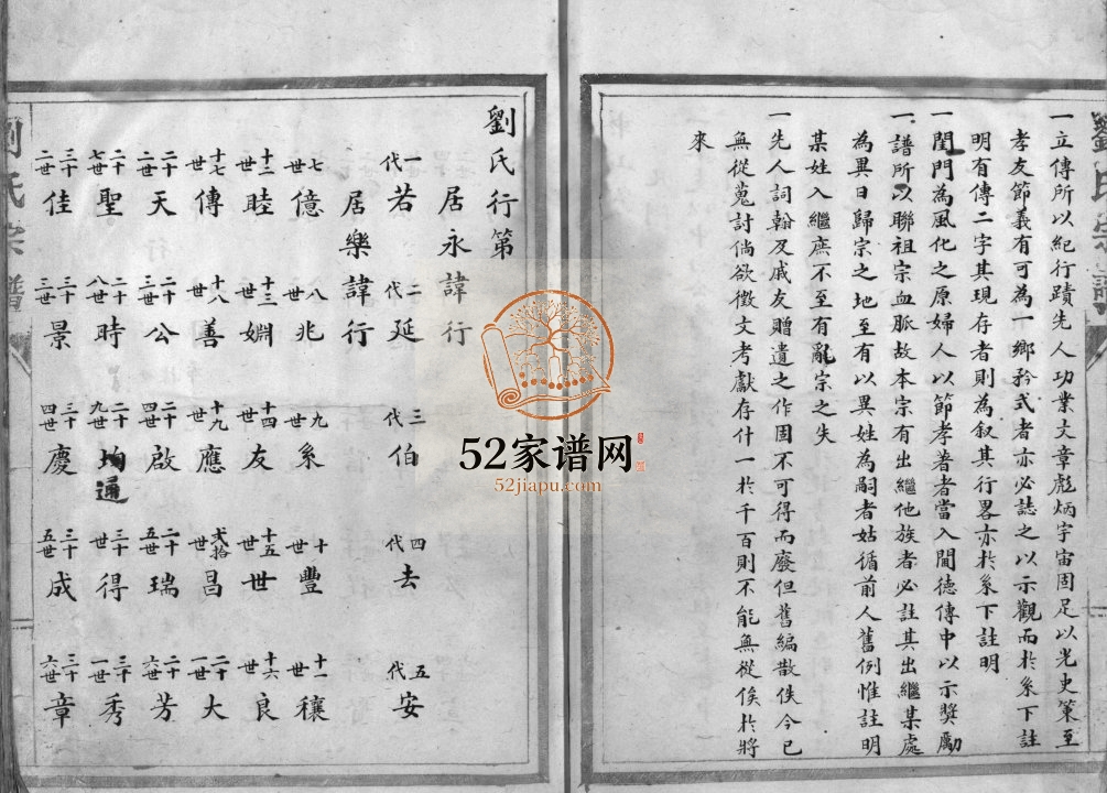 中山刘氏大宗谱[不分卷]1893重修 浙江温州乐清市刘氏电子版家谱下载