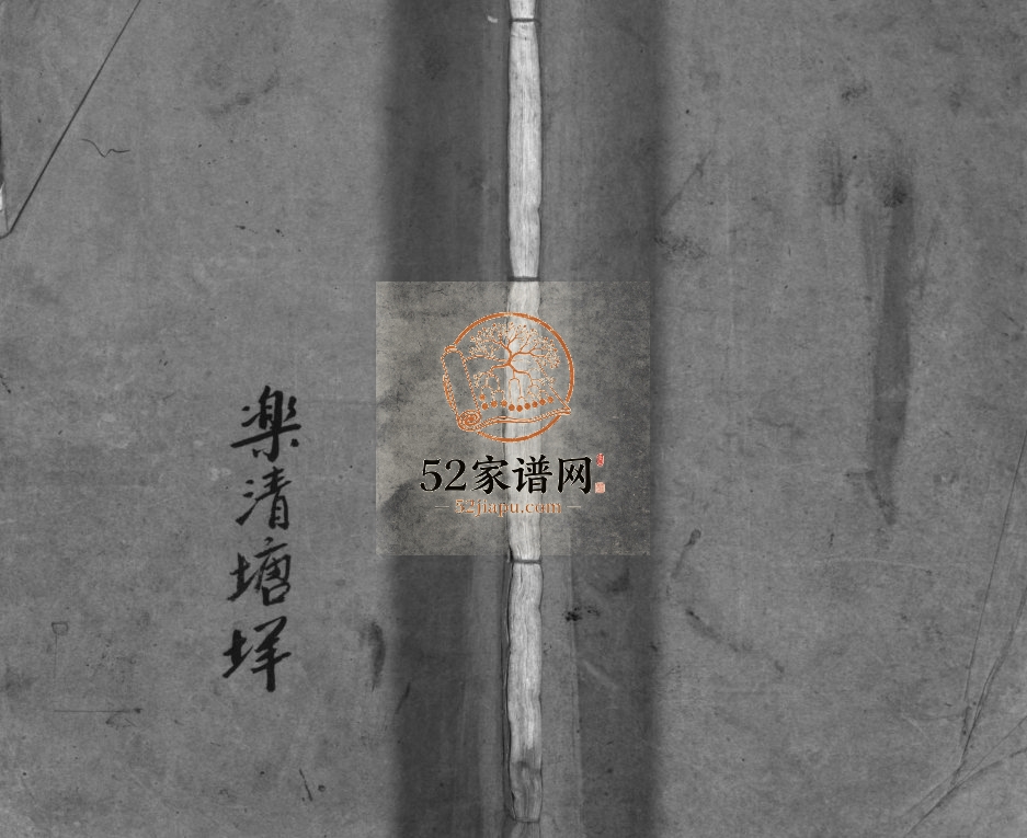 何氏宗谱[不分卷]1950年修 浙江温州平阳县 乐清市庐江郡何氏宗谱电子版家谱下载