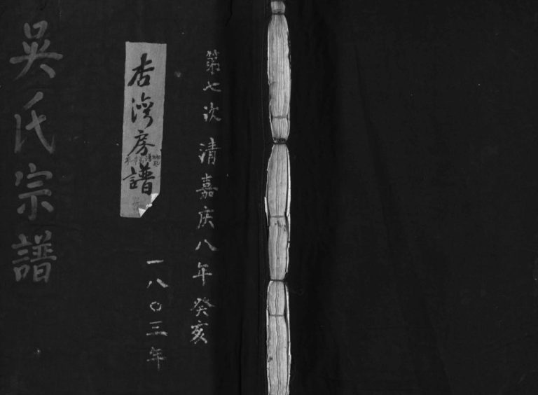 吴氏宗谱杏湾房谱[不分卷]1803年重修 浙江温州乐清市吴氏电子版家谱下载