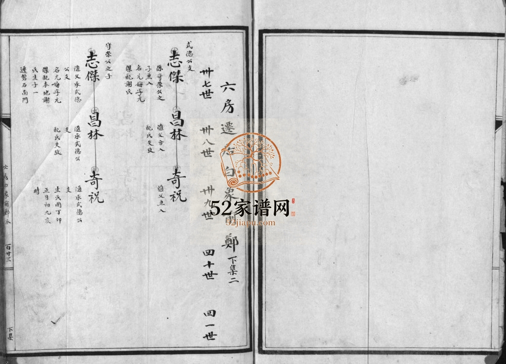 塔头张氏族谱1964年重修 浙江省温州乐清市张氏电子版家谱下载