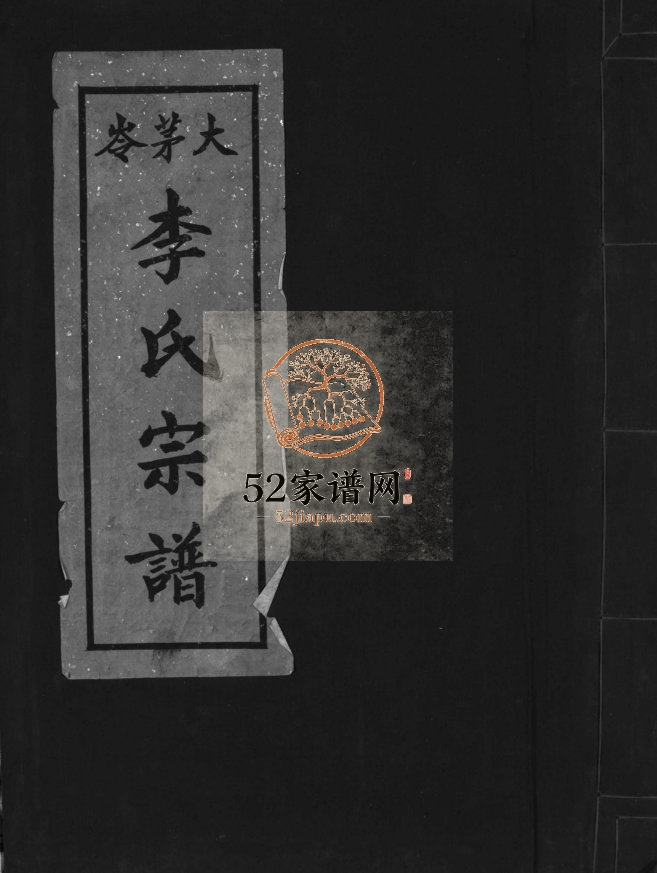 大茅岭李氏宗谱1981年重修 浙江温州市乐清李氏电子版家谱下载