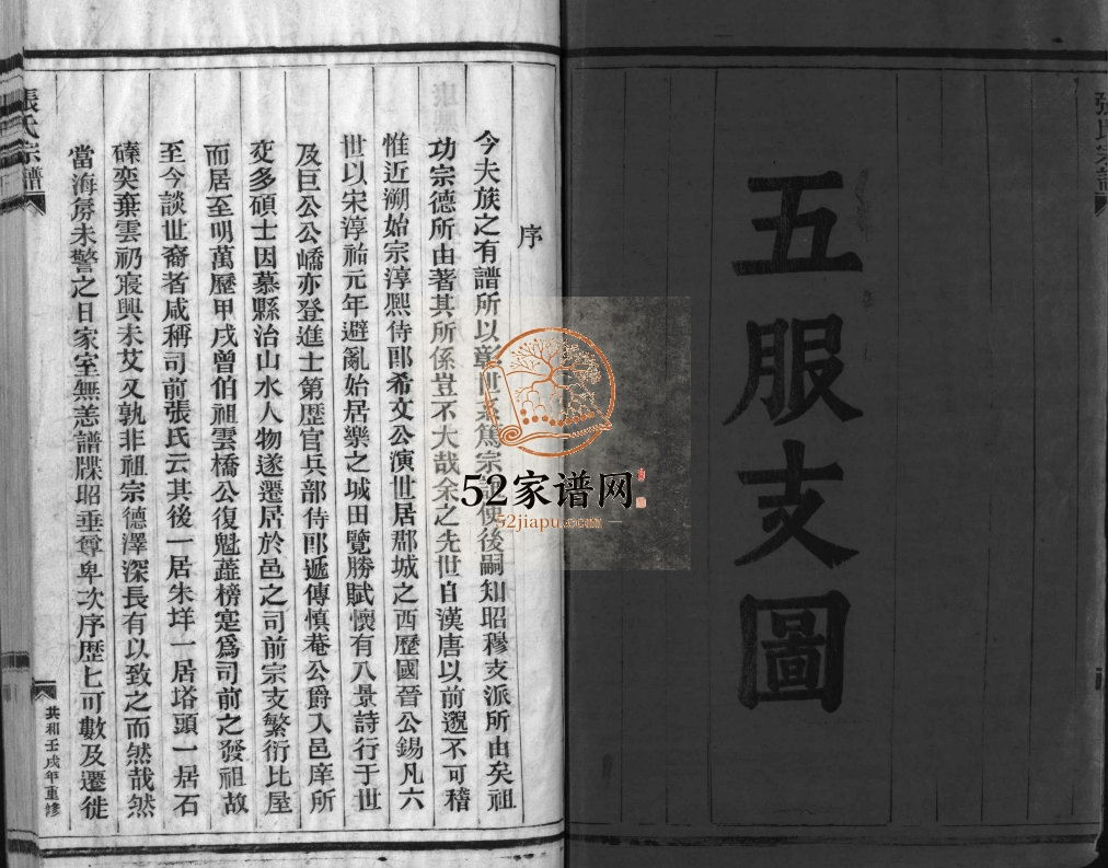 翁垟塔头张氏宗谱[不分卷]1982年重修 浙江乐清张氏电子版家谱下载