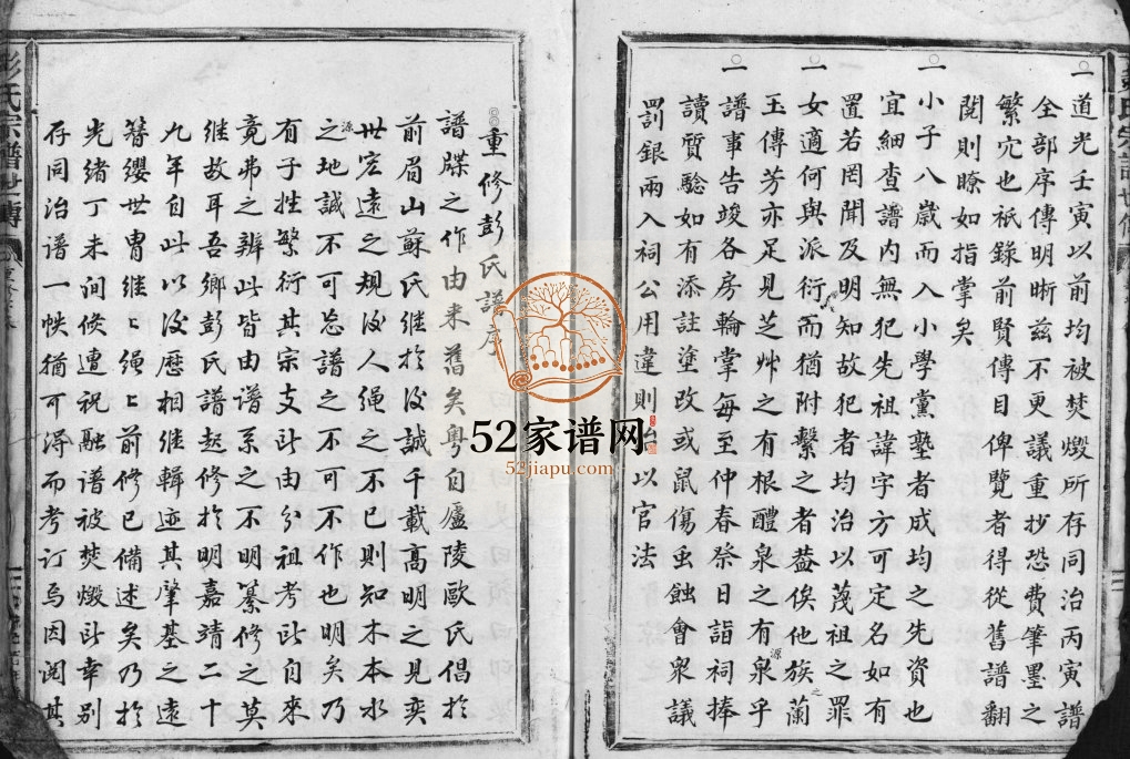 彭氏宗谱世传[3卷]1911年重辑 浙江温州市乐清彭氏电子版家谱下载