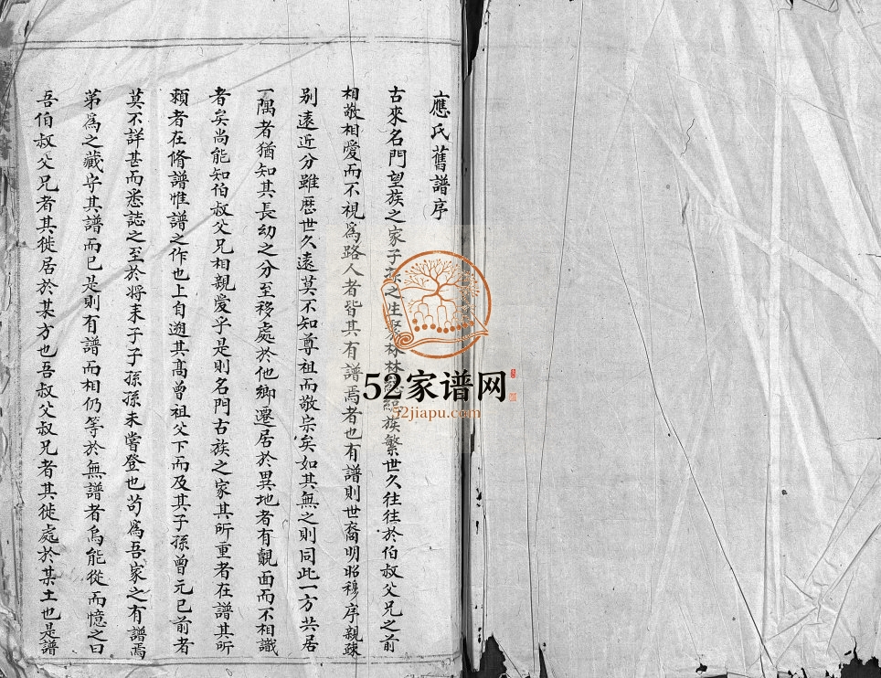 应氏族谱[不分卷]清同治2[1863]年修 浙江省温州市乐清市应氏电子版家谱下载