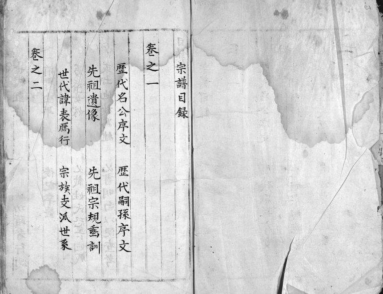 松洋金氏宗谱[2卷]清乾隆46[1781]浙江乐清号松堂金氏电子版家谱下载