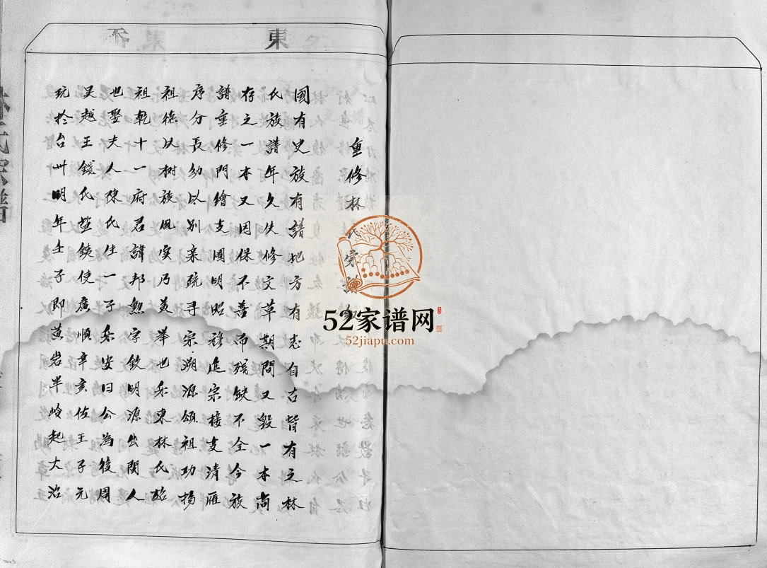 林氏宗谱[不分卷]2001年修 浙江黄岩 乐清林氏电子版家谱下载
