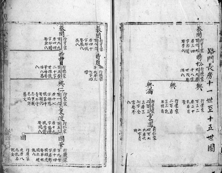 林氏房谱[残卷]清光绪2[1876]重修 浙江乐清林氏电子版家谱下载