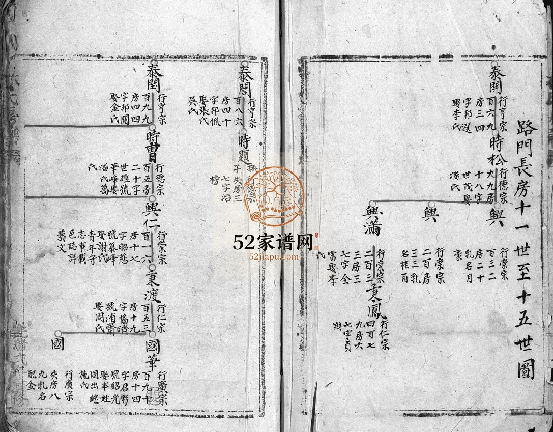 林氏房谱[残卷]清光绪2[1876]重修 浙江乐清林氏电子版家谱下载