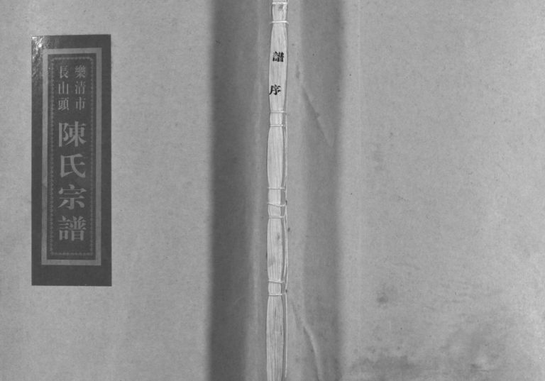 乐清芙蓉长山头陈氏宗谱[5卷,首1卷]2000年重修 浙江温州芙蓉陈氏电子版家谱下载