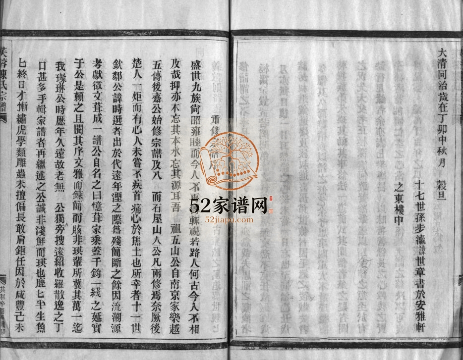乐清市长山头陈氏宗谱1981年重修 浙江温州芙蓉陈氏电子版家谱下载