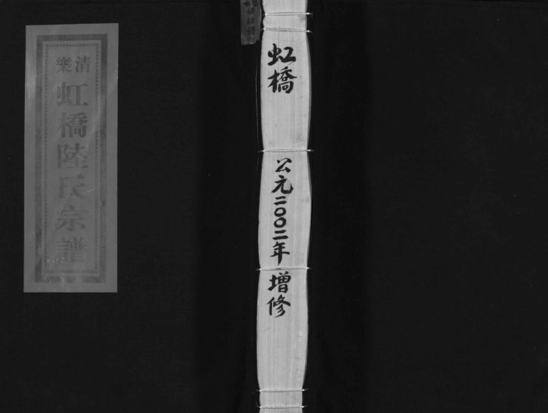 乐清虹桥陆氏宗谱[不分卷]2002年重修 浙江温州陆氏电子版家谱下载