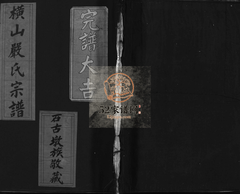 横山严氏宗谱[不分卷]1981增修 浙江乐清严氏电子版家谱下载