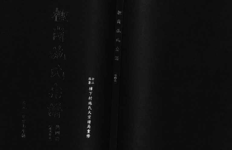 柽岗施氏宗谱2006年重修 浙江温州市乐清施氏电子版家谱下载