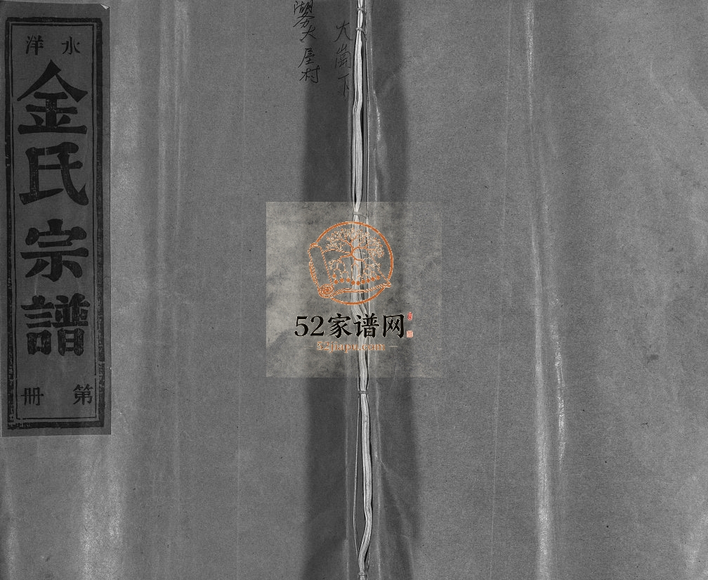 水洋金氏宗谱[不分卷]1992年重修 浙江乐清市金氏电子版家谱下载