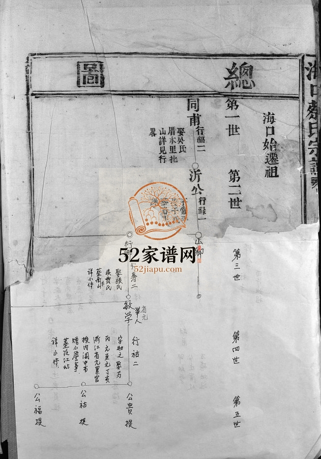 海口蔡氏宗谱[不分卷]1914年修 浙江乐清蔡氏电子版家谱下载