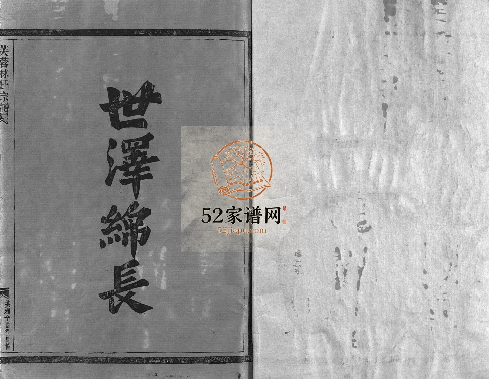 芙蓉林氏宗谱[11卷首1卷]1981年重修 浙江乐清市林氏电子版家谱下载