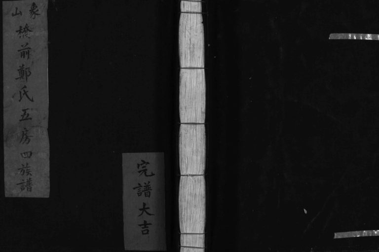 象山桥前郑氏五房四族谱[1册]1981年重修 浙江温州市乐清郑氏电子版家谱下载