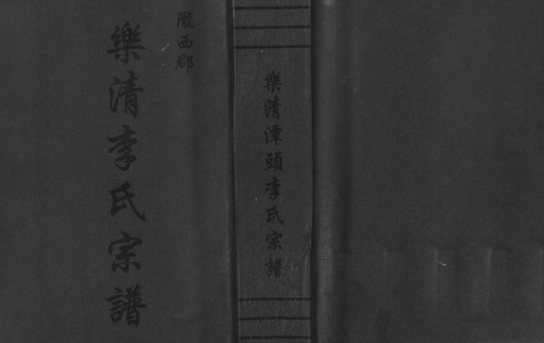 陇西郡乐清李氏宗谱[不分卷]2008年重修 浙江乐清李氏电子版家谱下载