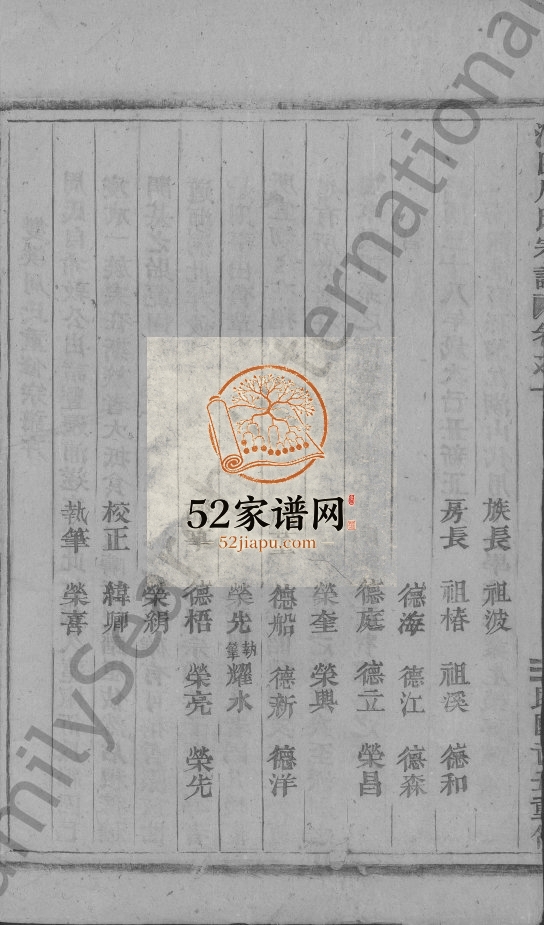 何店周氏宗谱[4卷]1949年 浙江浦江双溪周氏电子版家谱下载