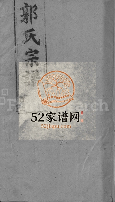 郭氏宗谱[14卷,首3卷]1994年重修 江西广信-铅山-广丰郭氏电子版家谱下载