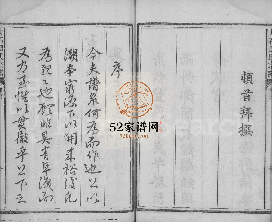 丰溪大石周氏宗谱[不分卷]1884年修 江西广丰周氏电子版家谱下载