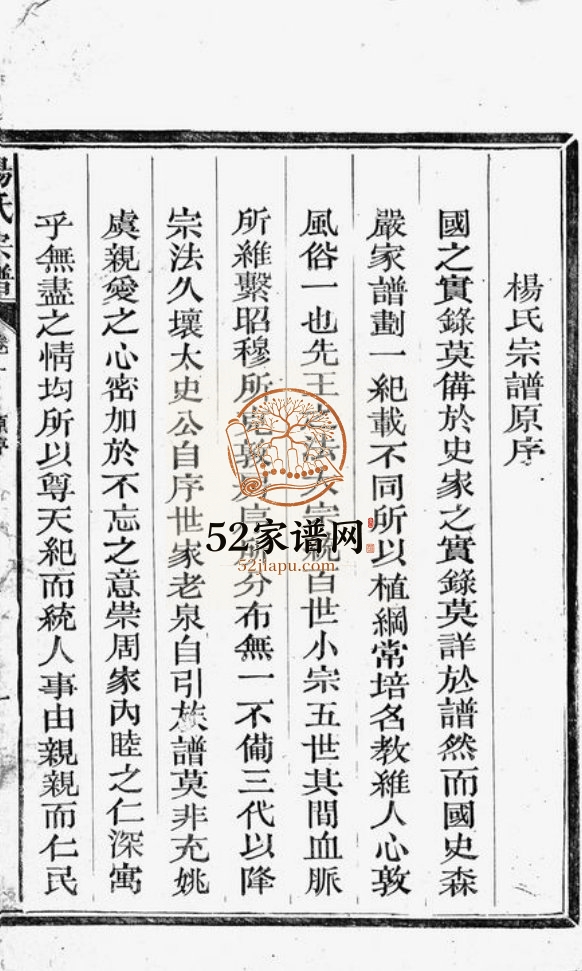 弘农杨氏家乘[六卷]1914年修 江西广丰杨氏pdf电子版家谱下载