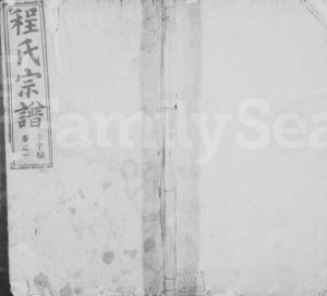 程氏宗谱[14卷]1867年修 安徽桐城存子堂程氏电子版家谱下载