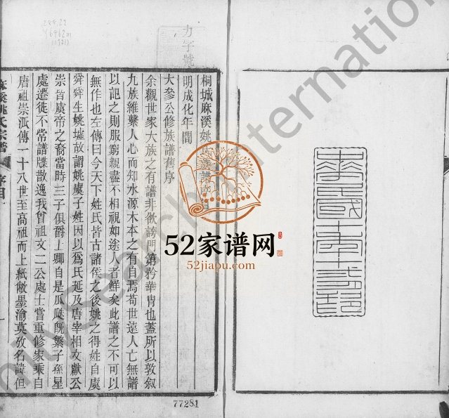 桐城麻溪姚氏宗谱[24卷,末附先德传7卷]1921年修 安徽桐城-浙江吴兴姚氏电子版家谱下载