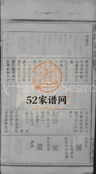 程氏宗谱[总卷数不详]1947年修 安徽桐城春风堂程氏电子版家谱下载