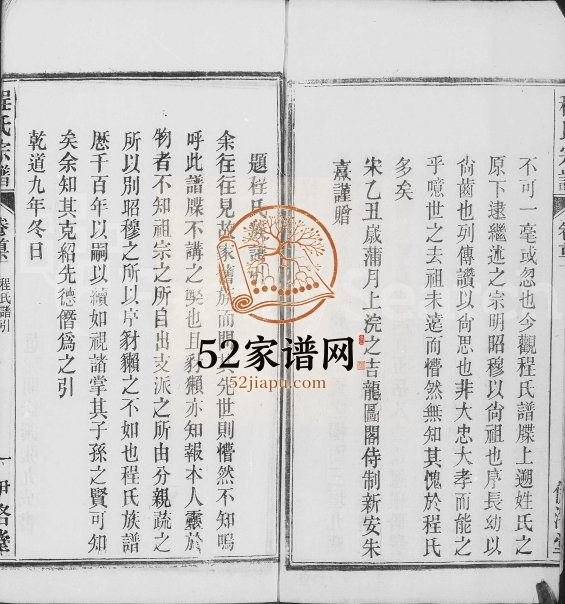 皖桐程氏宗谱 [28卷,首2卷]1924年修 安徽桐城伊络堂程氏电子版家谱下载