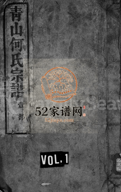 青山何氏宗谱[49卷]1914年修 安徽桐城庐江郡何氏电子版家谱下载