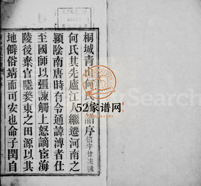 青山何氏宗谱[49卷]1914年修 安徽桐城庐江郡何氏电子版家谱下载