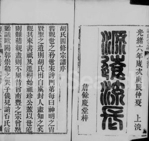 皖桐胡氏宗谱[24卷, 首1卷]1880年修 安徽桐城詹余庆堂胡氏电子版家谱下载