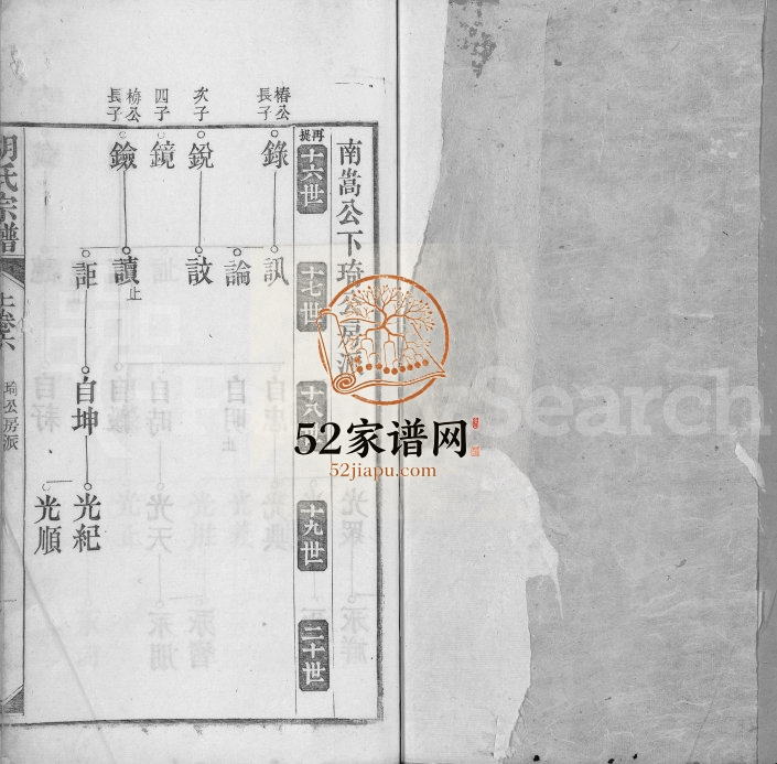 皖桐胡氏宗谱[上22卷,下4卷]1879年四修 安徽桐城詹余庆堂胡氏电子版家谱下载