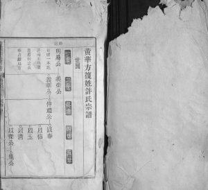 黄华许氏宗谱1873年修 安徽桐城许氏电子版家谱下载